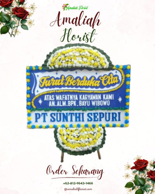 Papan Bunga Duka di Dukuh